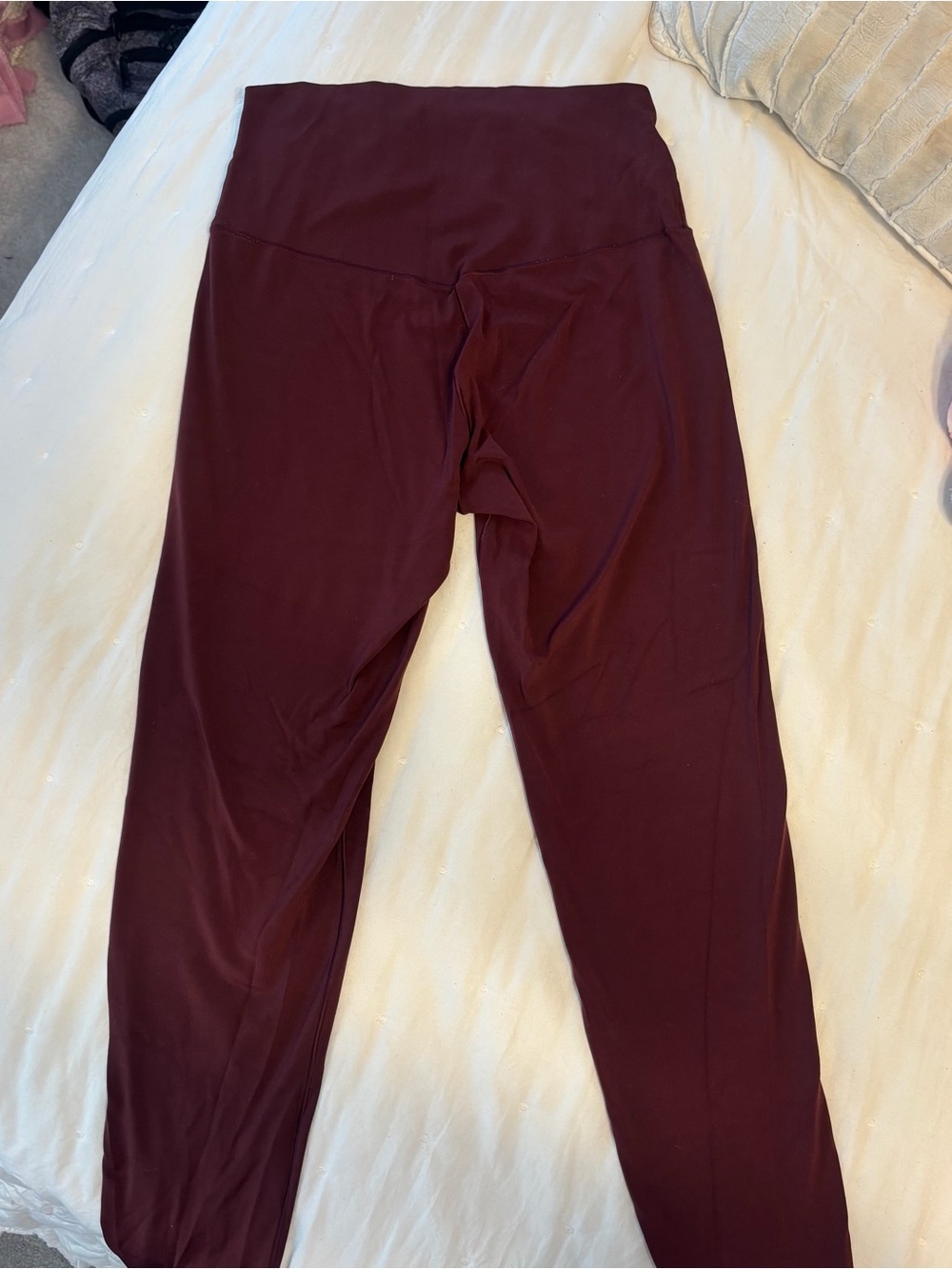 aerie High-Waist Burgundy Leggings